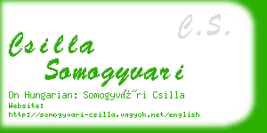 csilla somogyvari business card